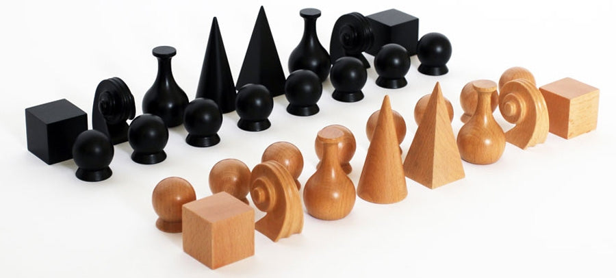 Man Ray Beech Wood Chess Pieces