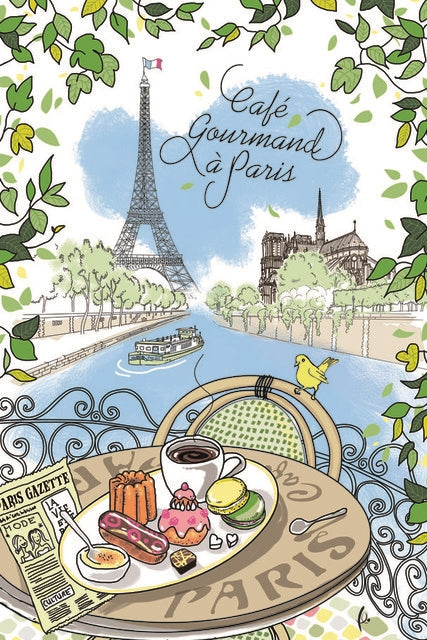Cafe Gourmand French Kitchen Towel