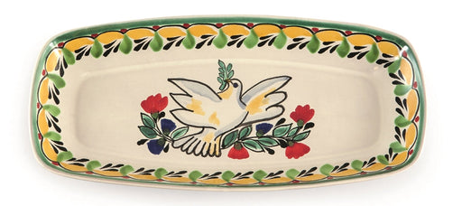 Gorky 14.5" Platter - Dove pattern