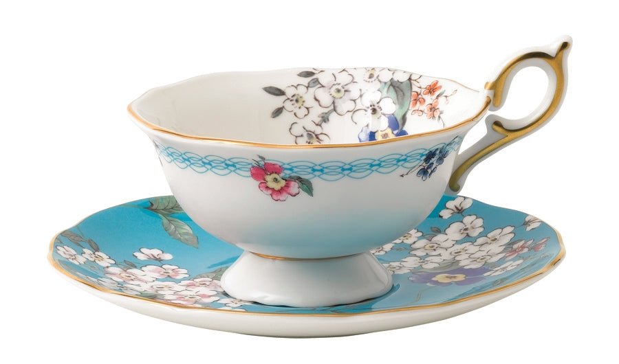Wedgwood Cup And Saucer - Wonderlust Apple Blossom