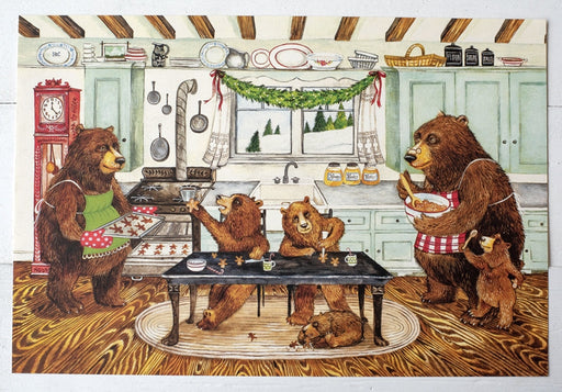 Gingerbread Bears Paper Placemats
