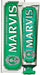 Tube of Marvis Strong Mint Toothpaste and box