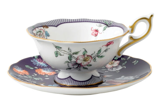 Wedgwood Cup And Saucer - Midnight Crane