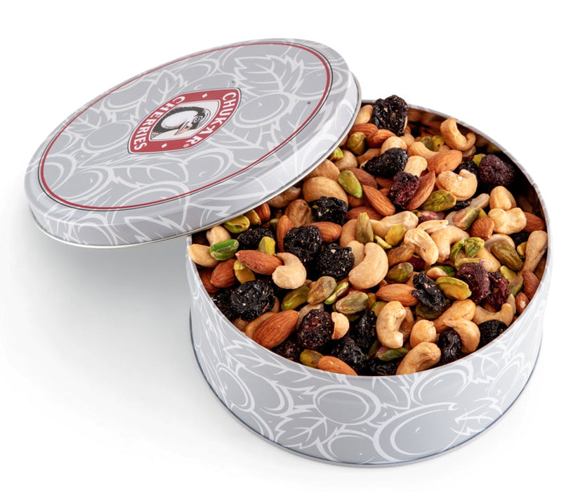Sweet Dried Bing Cherries and Roasted Nuts in a Gift Tin