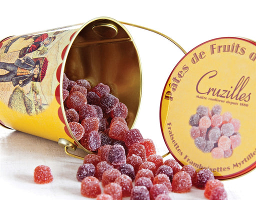 French Fruit Jellies in a charming pail