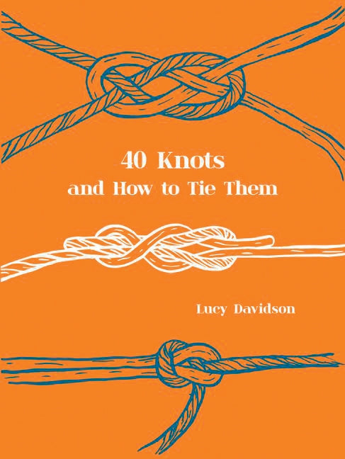 orange book with knots on the cover