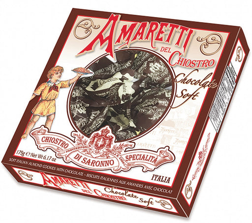 Window Gift Box of Chocolate Amaretti Cookies Box