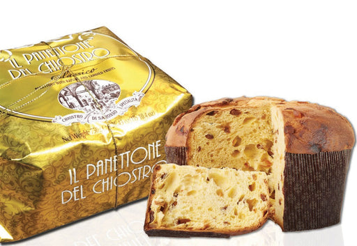 Classic Panettone from Italy with raisins and candied orange