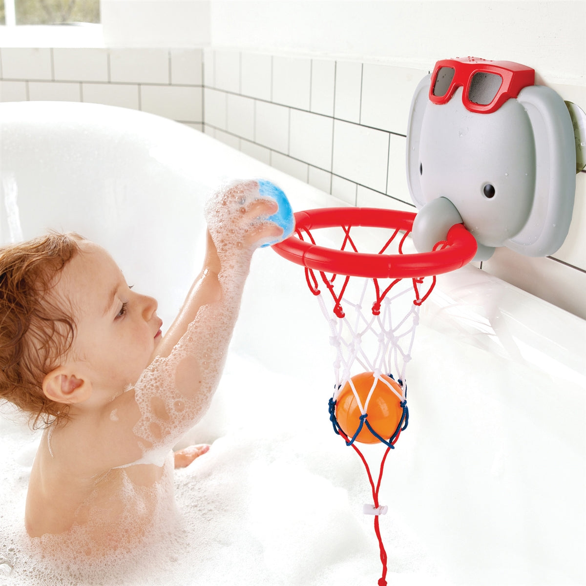 Elephant Basketball Bath Toy for Kids by Hape Toys — Menus and Music