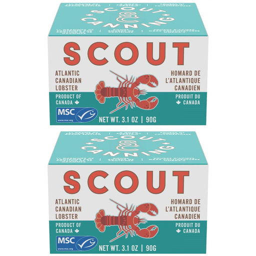 Lobster, two tins by Scout