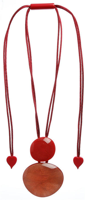 Red Sophia Pendant Necklace
