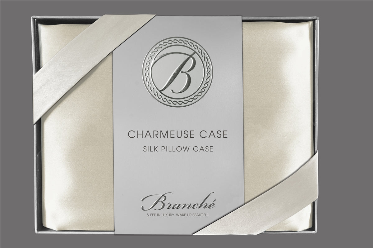 King Charmeuse Pillow Slip, Driftwood