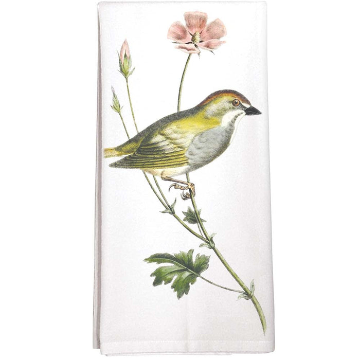 Bird and Flowers Kitchen Towel