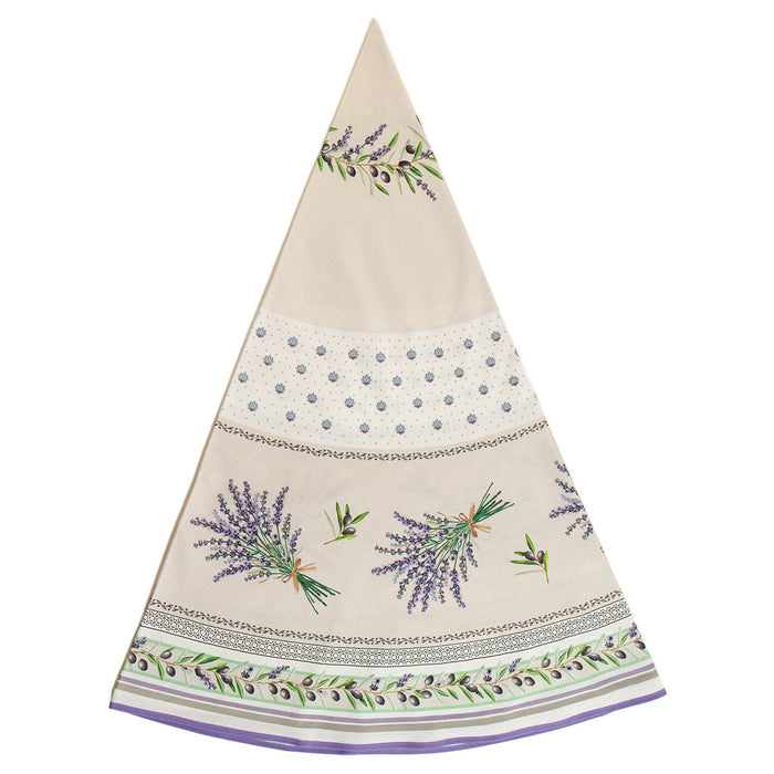 Lavender Tablecloths from Provence- Ecru and White