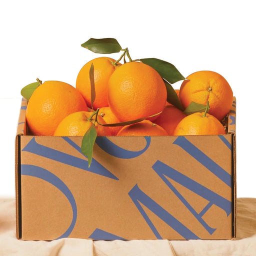 5-pound box of Valencia Oranges