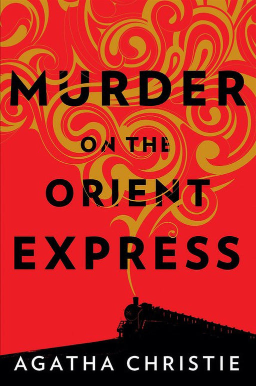Hardcover Murder on the Orient Express in red