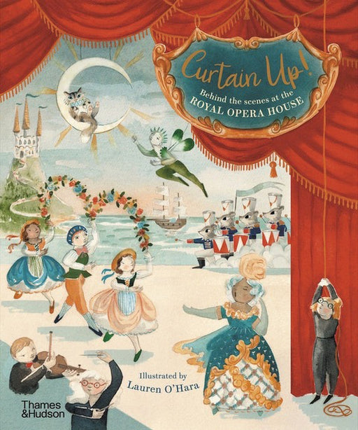 Curtain Up! An illustrated book about the Nutcracker performance at the Royal Opera House