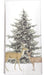 Two Deer Kitchen Towel - two deer in front of a conifer