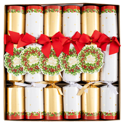 Holly and Berry Wreath Celebration Crackers