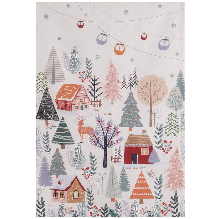Christmas Forest Kitchen Towel