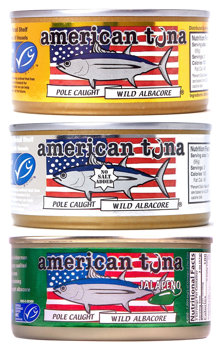 American Tuna Set: No Salt, Sea Salt, Jalapeno