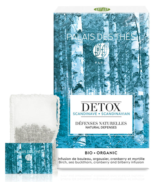 Scandinavian Organic Detox Tea in Cotton Cloth Tea Bags