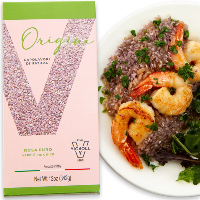 Vignola Rosa Puro rice 2 boxes - pink rice from Italy