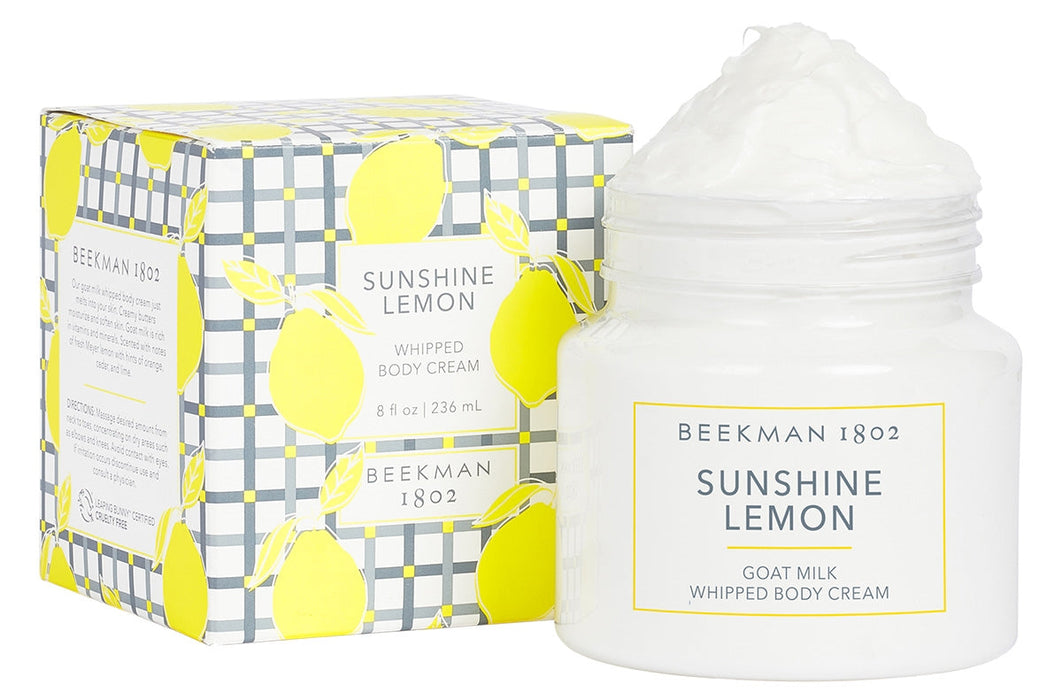 Sunshine Lemon Whipped Body Cream by Beekman