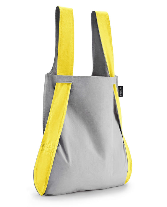 Yellow and Grey Shopping Bag/Backpack