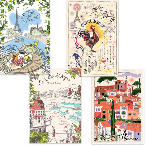 July Set of French Kitchen Towels